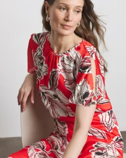 Joanna Hope Split Sleeve Dress