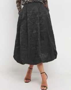 Joanna Hope Textured Bubble Hem Skirt