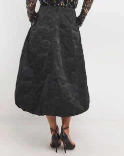 Joanna Hope Textured Bubble Hem Skirt
