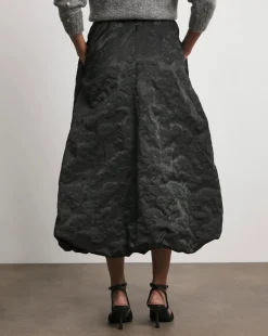 Joanna Hope Textured Bubble Hem Skirt