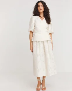 Joanna Hope Textured Skirt