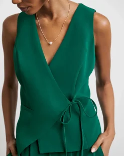 Joanna Hope Tie Detail Waistcoat