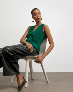 Joanna Hope Tie Detail Waistcoat