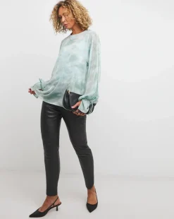 Joanna Hope Tie Sleeve Blouse