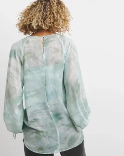 Joanna Hope Tie Sleeve Blouse