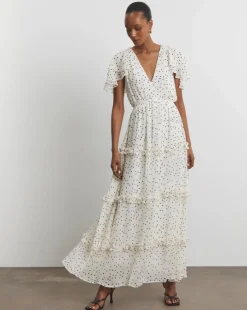 Joanna Hope Tiered Ruffle Maxi Dress