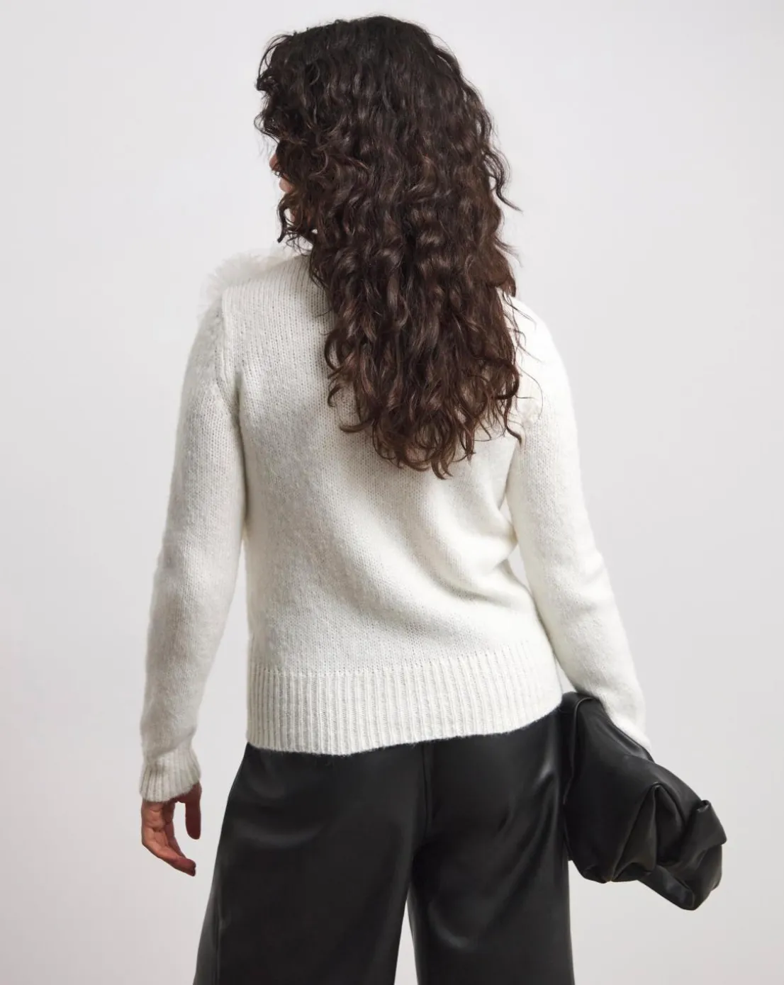 Joanna Hope Tulle Knit Cardigan