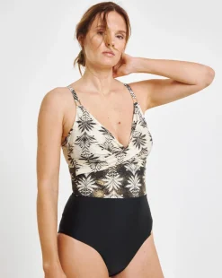 Joanna Hope Twist Front Swimsuit