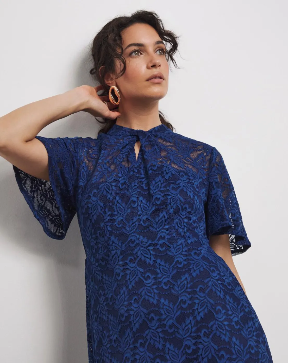 Joanna Hope Value Lace Midi Dress