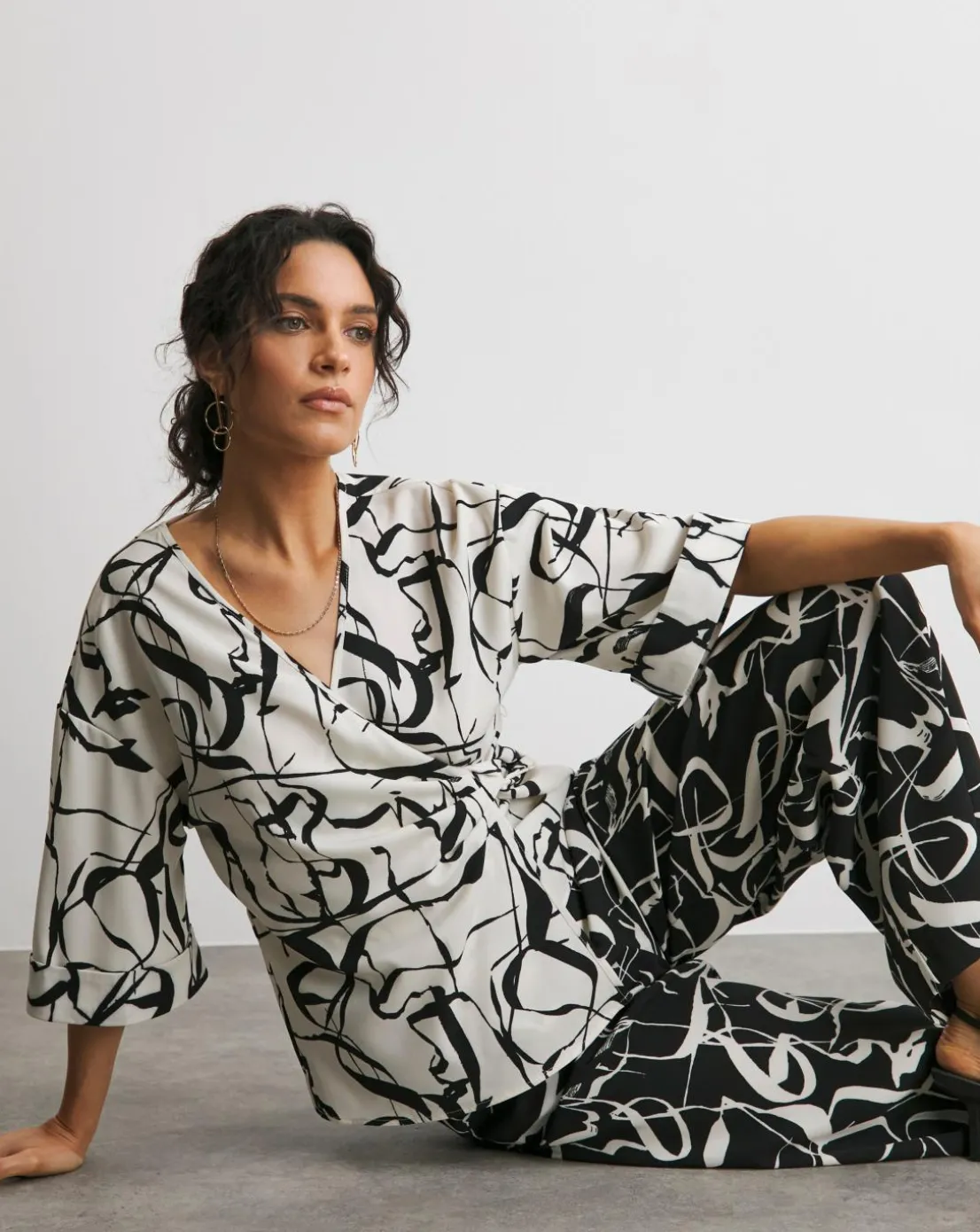 Joanna Hope Wide Leg Trousers