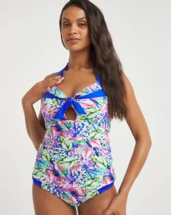 Joe Browns Animal Floral Non Wired Tankini Top