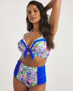 Joe Browns Animal Floral Non Wired Bikini Top