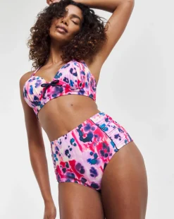 Joe Browns Animal Print High Waist Bikini Bottoms
