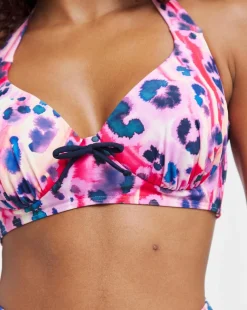 Joe Browns Animal Print Non Wired Bikini Top