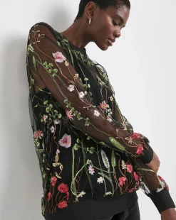 Joe Browns Beautiful Embroidered Top with Cami