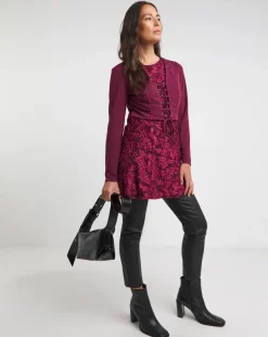 Joe Browns Berry Merry Devore Tunic