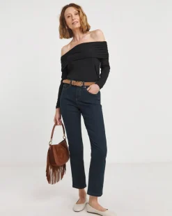 Joe Browns Black Bardot Jersey Top