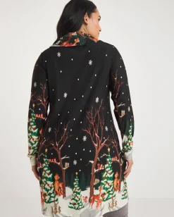 Joe Browns Black Winter Wonderland Christmas Tunic