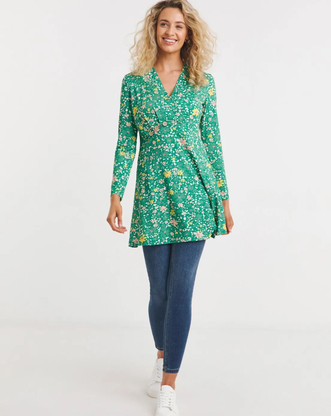 Joe Browns Button Detail Jersey Tunic
