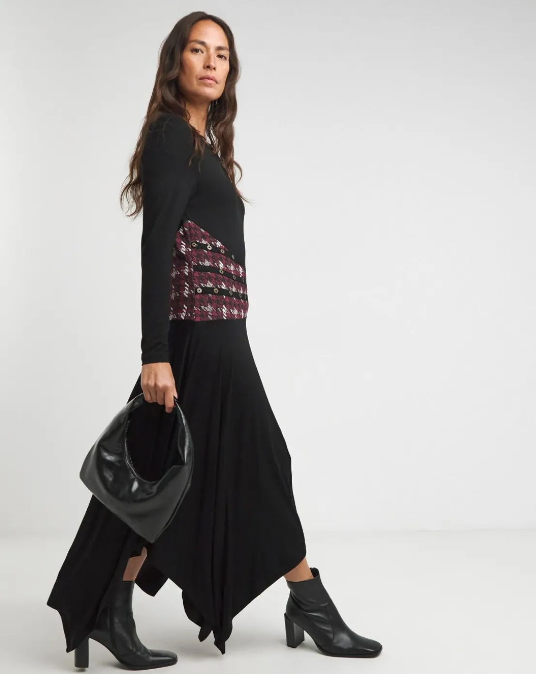 Joe Browns Check It Out Jersey Midi Dress