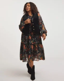 Joe Browns Chloes Favourite Velour Satin Waistcoat