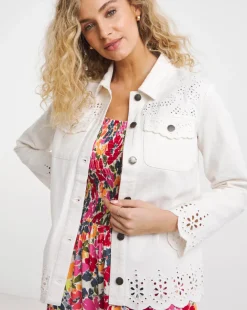 Joe Browns Delicate Embroidered Denim Jacket