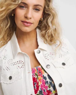 Joe Browns Delicate Embroidered Denim Jacket