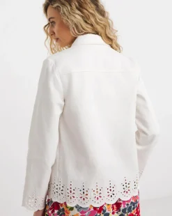 Joe Browns Delicate Embroidered Denim Jacket