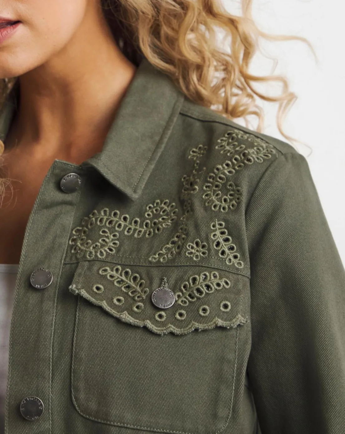 Joe Browns Delicate Embroidered Denim Jacket