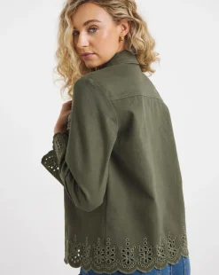Joe Browns Delicate Embroidered Denim Jacket