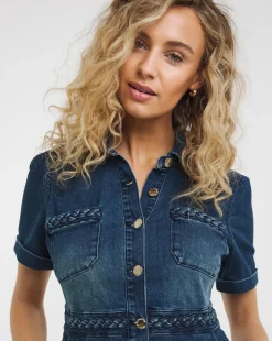 Joe Browns Dreamer Stretch Denim Midi Dress