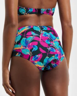 Joe Browns Floral Print High Waist Bikini Bottoms