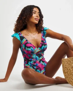 Joe Browns Floral Print Non Wired Swimsuit