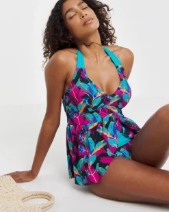 Joe Browns Floral Print Non-wired Tankini Set