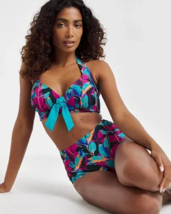 Joe Browns Floral Print Non Wired Bikini Top