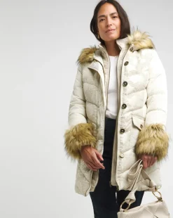 Joe Browns Fur Trim Puffer Coat