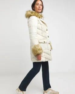 Joe Browns Fur Trim Puffer Coat