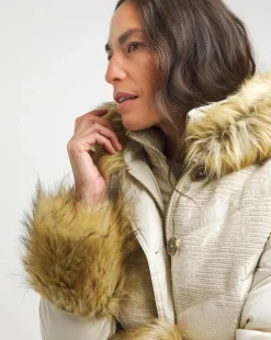 Joe Browns Fur Trim Puffer Coat