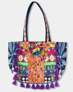 Joe Browns Ibiza Town Patchwork Tote Bag