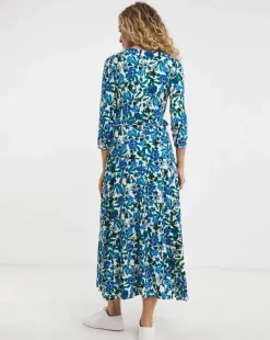 Joe Browns Laura Floral Ruffle Jersey Maxi Dress