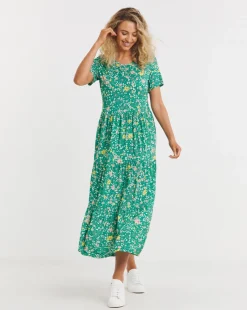 Joe Browns Louise Tiered Jersey Midaxi Dress