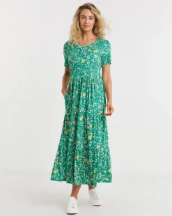 Joe Browns Louise Tiered Jersey Midaxi Dress