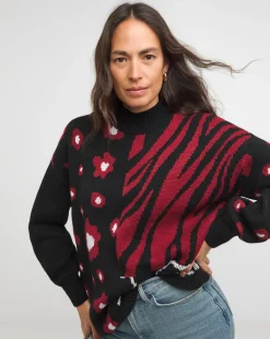 Joe Browns Mix Print Animal Jumper