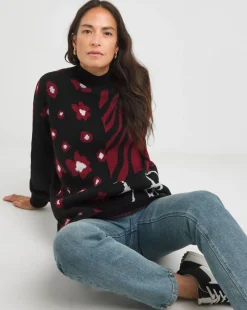 Joe Browns Mix Print Animal Jumper