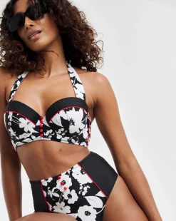 Joe Browns Mono Print Wired Bikini Top