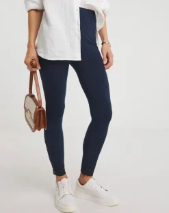 Joe Browns Navy Lace Hem Leggings