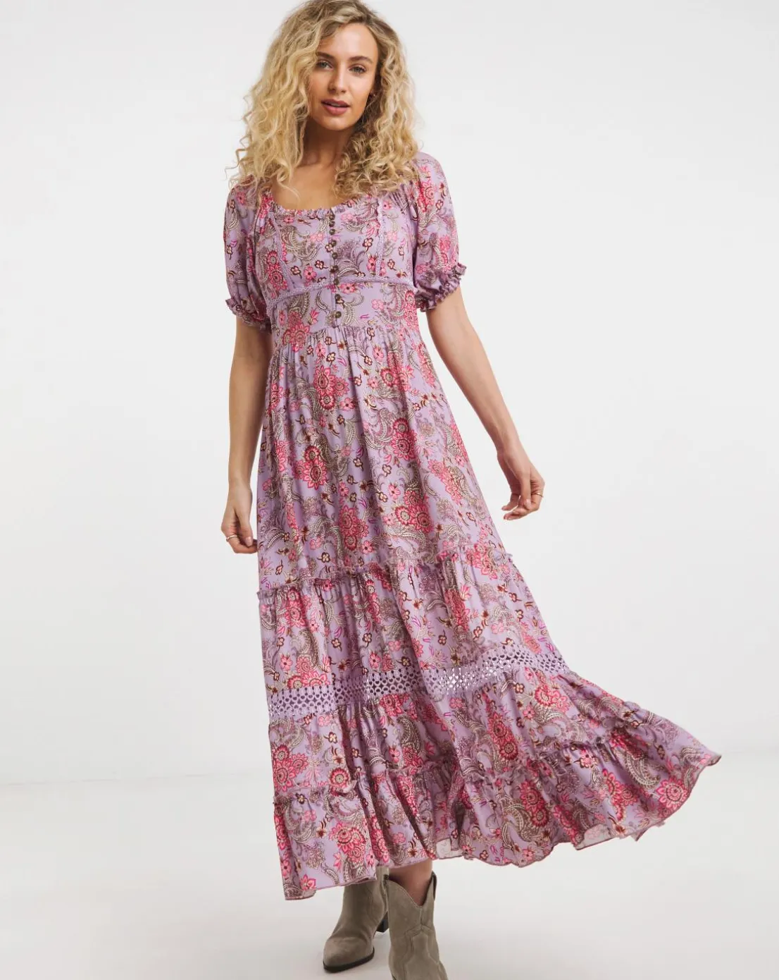 Joe Browns Ophelia Shirred Maxi Dress
