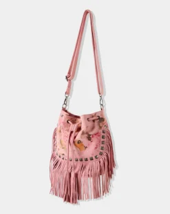 Joe Browns Rock 'n' Rose Suede Boho Bag