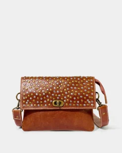 Joe Browns San Marco Leather Studded Bag