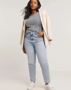 Joe Browns Simply Stripe Rib Jersey Tee